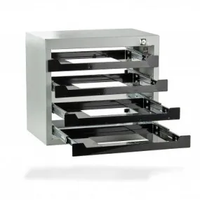 Coffre-fort ADB pour valises à outils dimensions : 400x260x355mm (LxPxH) couleur du corps : 7035 couleur de la façade : 9005 885
