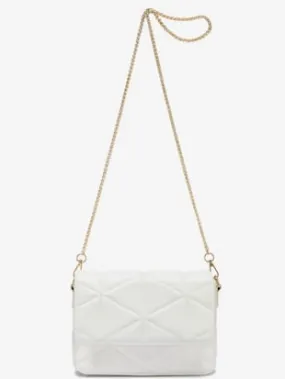 Sac en bandoulière mini-sac au design matelassé avec anse à chaîne amovible